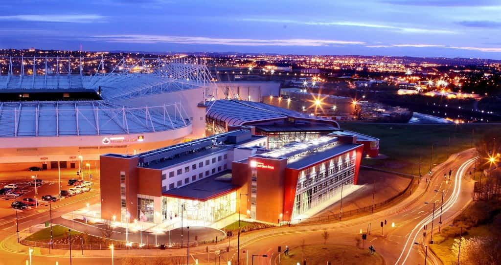 Sunderland's Hilton Garden Inn Hotel next to the Stadium of Light