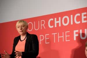 Swindon, United Kingdom. 4th July 2015 -- Angela Eagle candidate for Deputy Leader of the Labour Party on stage at the Labour Party Hustings event in Swindon. -- The Hustings event for the Deputy Leader of The Labour Party takes place in Swindon. The candidates are Caroline Flint, Ben Bradshaw, Stella Creasy, Angela Eagle and Tom Watson. Deputy Leader Labour Party Hustings in Swindon