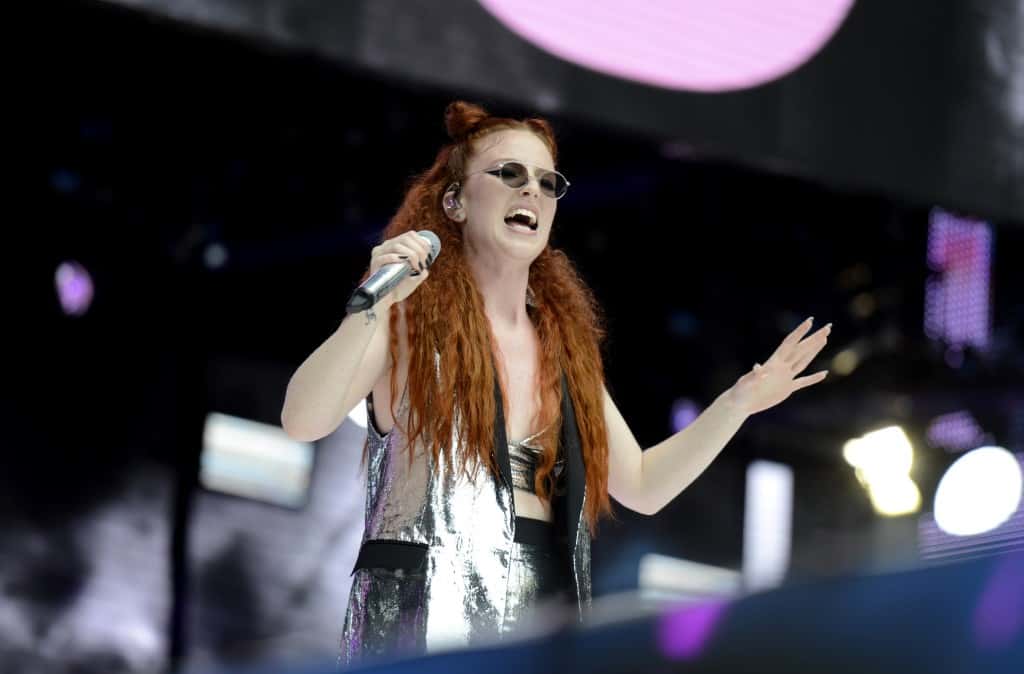 Jess Glynne performing at thw weekend in London. Photo: Ryan Phillips/PA Wire