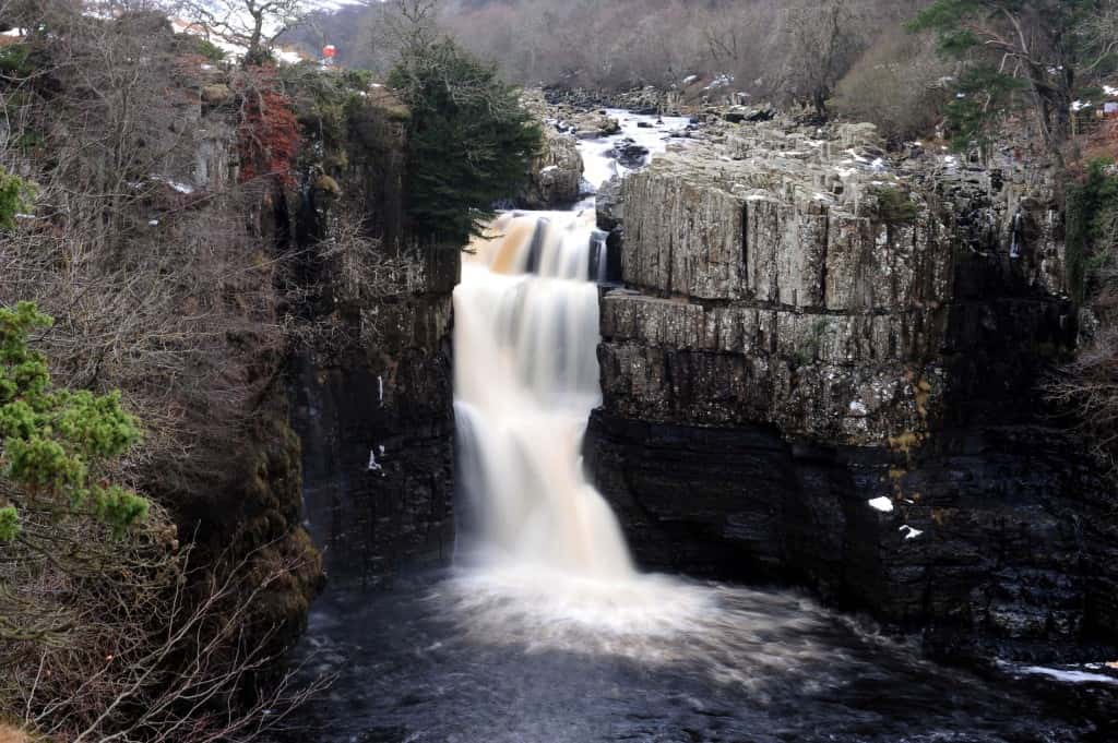 High Force waterfall in Teesdale. Photo: Owen Humphreys / PA Wire