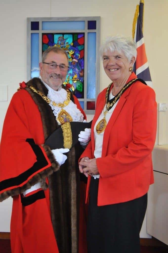 Mayor of Sunderland Alan Emerson & his wife, Mayoress Janice Emerson