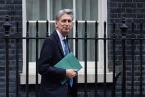 Chancellor Philip Hammond leaves 11 Downing Street, London, for the House of Commons as he prepares to deliver his Autumn Statement/Picture by Stefan Rousseau PA Wire/PA Images.