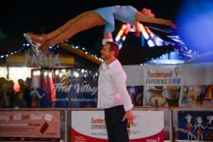 Ice skaters at Keel Square Photo by Stela Taneva