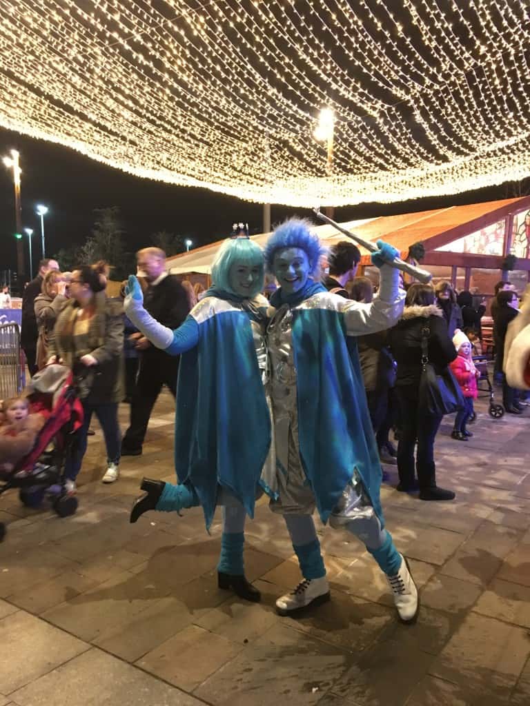 Frostina and Spike at Frost Village, Sunderland.