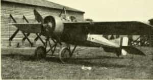 W.Cdr. Ridley aboard a RFC Morane Bullet. (Image courtesy of NELSAM)