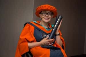 Danni Grey-Thompson attends the Sunderland University winter graduation event at the Stadium of Light Picture by David Wood.