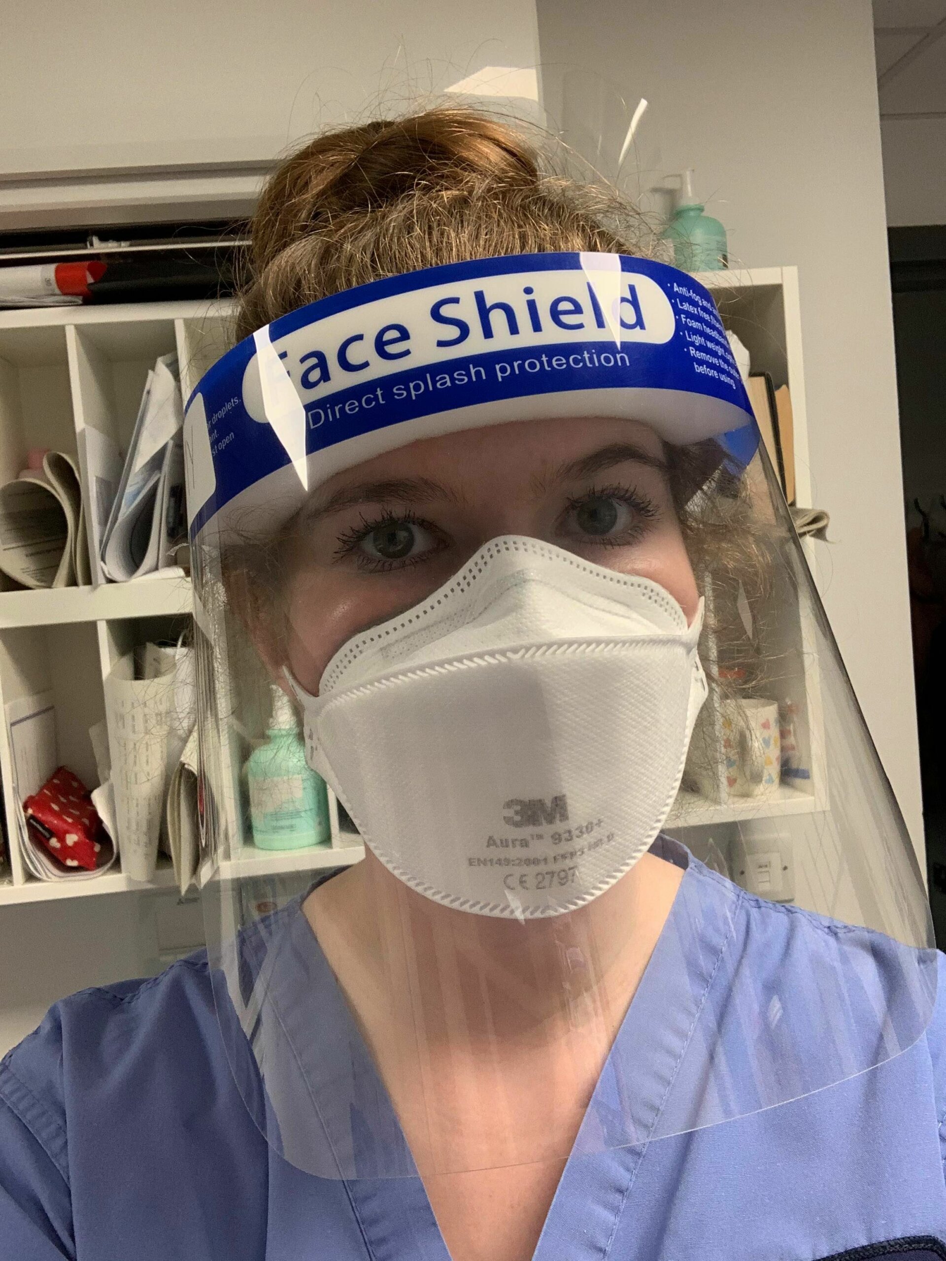 Nurse Amy Mansfield in PPE