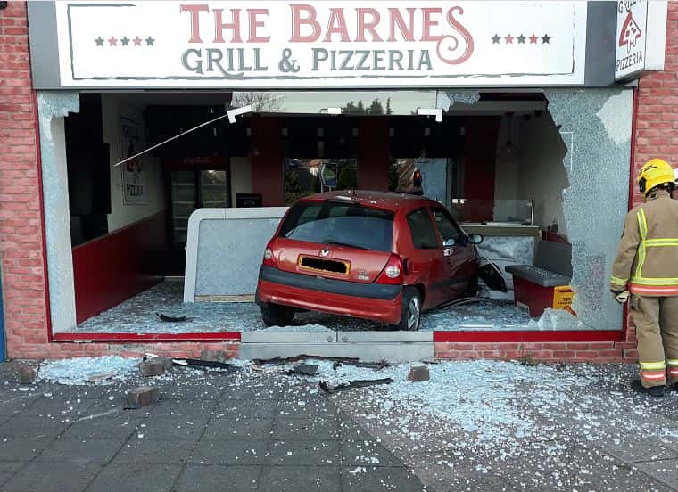 Man charged after car crashes through the Sunderland Barnes Grill and Pizzeria
