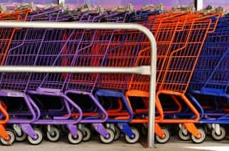 picture of shopping trollies